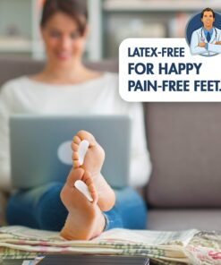 Dr. Frederick's Original Hammer Toe Gels - 4pcs - Hammer Toe Support Crest for Women & Men - Joint Realign - Cushion, Support & Temporary Splint - Crooked, Claw, Diabetic Toe Brace - 3 Loop Design 3 Loops 29 61uzFG wtQL