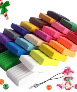Alternative view of CiaraQ Polymer Clay-Oven Baked Modeling Clay with Sculpting Tools, 24 Colors, 1.2 lbs, Great Gift for Children and Artists. 20g / pcs