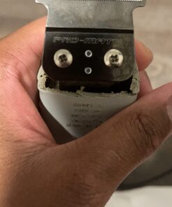 Andis T-Outliner & GTX Replacement One Hittaz Zero Gap Modified T Blades for Model GO, GTO #04521 by Pro-Mate w/Free Screws. 1 Count (Pack of 1) 44 61v3HCWaWtL