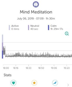 MUSE 2: The Brain Sensing Headband - Meditation Tracker - Multi Sensor Headset Monitor with Responsive Sound Feedback Guidance from Brain Wave, Heart, Body & Breath Activity 54 61v4Wi81biL 2