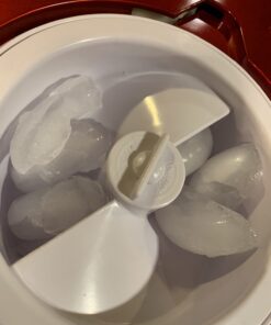 Nostalgia Snow Cone Shaved Ice Machine - Retro Table-Top Slushie Machine Makes 20 Icy Treats - Includes 2 Reusable Plastic Cups & Ice Scoop - Retro Red 35 61v4o aiRJL