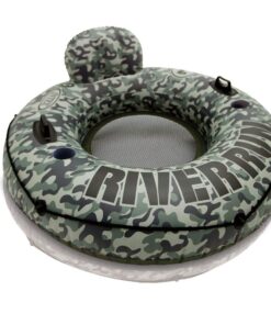 Intex Camo River Run I Inflatable Floating Tube Raft (2 Pack) | 58835EP 6 61v5692sdDL