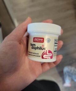 Jarrow Formulas Fem-Dophilus - 5 Billion Organisms Per Serving - 60 Veggie Capsules - Women’s Probiotic - Urinary Tract Health - Up to 60 Servings 0 60 Count (Pack of 1) 29 61v5BZ21bKL