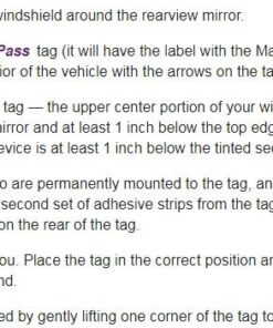 GOOACC EZ Pass Mounting Kit - 2 Sets of Peel-and-Stick Strips-EZ Pass/I-Pass/SunPass Adhesive Strips with Alcohol Prep Pad 23 61v5eNCvlJL