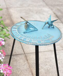 Brass Decorative Hummingbird Sundial 10" Inches Wide 12 61v5tMb6v4L
