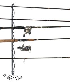 Old Cedar Outfitters Wire Horizonal Ceiling Rack for Fishing Rod Storage, Holds up to 9 Fishing Rods, WHR-009 9 61v6msZJbjL