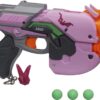 Overwatch D.Va Nerf Rival Blaster with 3 Overwatch Rival Rounds Standard