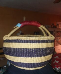 AFRICAN MARKET BASKET African Round Basket, 1 EA 42 61vBxIvr ML