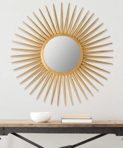 Alternative view of Safavieh Home Collection Sun Flair Mirror, Gold