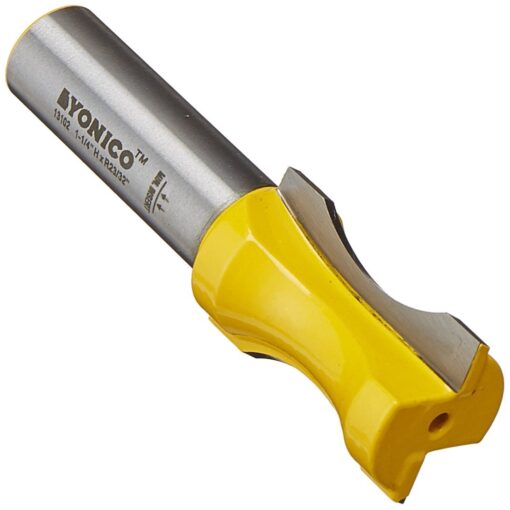 YONICO Convex Router Bits Oval Edge 23/32-Inch Radius 1/2-Inch Shank 13102 23/32" Rad. X 1-1/4" Bead Height X 1/2" Shank