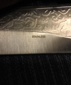 ASR Outdoor 13.5 inch Animal Head Decorative Collector's Hunting Knife with Ornamental Scabbard Black Wolf 31 61vFnaZdfjL