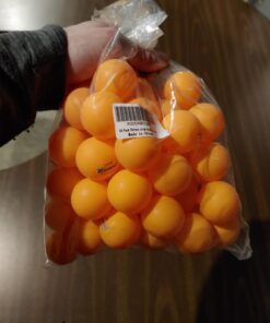 KEVENZ 60-Pack 3 Star Ping Pong Balls, 40+mm Advanced Table Tennis Ball, Bulk Outdoor Ping Pong Balls, Orange A, Orange, 60-Pack 27 61vHYe5k0ZL