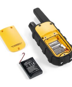 DEWALT DXFRS300 1 Watt Heavy Duty Walkie Talkies - Waterproof, Shock Resistant, Long Range & Rechargeable Two-Way Radio with VOX (2 Pack) 2 Pack 36 61vJ41q GOL
