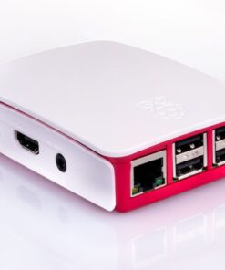 Raspberry Pi RASPBERRY-PI3-CASE Official Raspberry Pi 3 Case, Red/White Single 25 61vKLnxdpTL