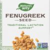 Nature's Way Fenugreek Seed, Traditional Lactation/Breastfeeding Support*, 1,130 mg, 180 Vegan Capsules 180 Count (Pack of 1) 19 61vNHaWFBKL