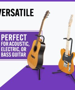 On-Stage XCG4 Black Tripod Guitar Stand, Single 29 61vNbT7GagL