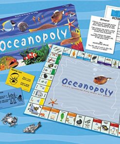 Alternative view of Late for the Sky Ocean-Opoly Board Game