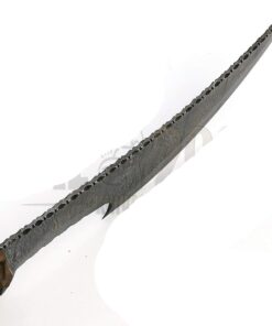 Alternative view of Raga-1030, Handmade Damascus Steel 15.00 Inches Knife - Exotic Wood Handle (Color/Case Vary)