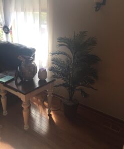 Nearly Natural 5263-0308 56in. Areca Palm Silk Tree with Basket, Green,30" x 32" x 56" 45 61vUbIl tHL