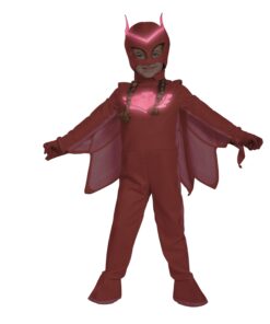 PJ Masks Owlette Deluxe Toddler Costume Medium (3T-4T) Red 29 61vVL2aCcLL 1