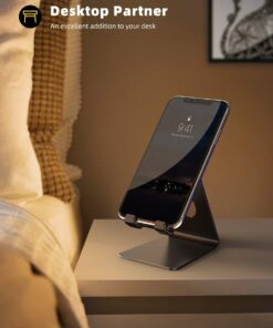 Lamicall Cell Phone Stand, Phone Dock: Cradle, Holder, Stand for Office Desk - Black 27 61vVZzbJaL