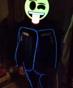 Lychee Neon Light El Wire with Battery Pack, 15 Feet, Blue 15ft 41 61vVgN0OLyL