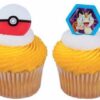 24 POKEMON I CHOOSE YOU CUPCAKE RINGS CAKE TOPPERS 13 61vYpckqDlL