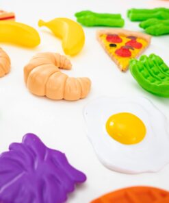 KidKraft 115-Piece Deluxe Tasty Treats Pretend Play Food Set, Plastic Grocery and Pantry Items, Gift for Ages 3+ 40 61vZHALtvKL