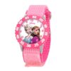 Disney Kids' W000970 Frozen Snow Queen Watch with Pink Nylon Band 8 61vZbbJPqXL