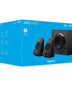 Logitech Z623 400 Watt Home Speaker System, 2.1 Speaker System - Black Analog 44 61vZpst61GL