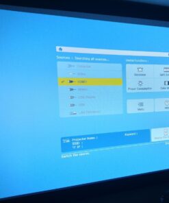 Epson Home Cinema 1040 1080p, 2x HDMI (1 MHL), 3LCD, 3000 Lumens Color and White Brightness Home Theater Projector 56 61vb 1VcuhL