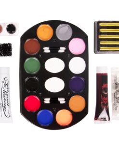 Alternative view of Kangaroo Halloween Super Family Makeup Kit: Professional SFX Face & Body Paint for Zombie Cosplay, Injuries, & Blood Effects