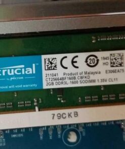 Crucial 2GB Single DDR3/DDR3L 1600 MT/S (PC3-12800) Unbuffered SODIMM 204-Pin Memory - CT25664BF160B 19 61vcKsf4JjL