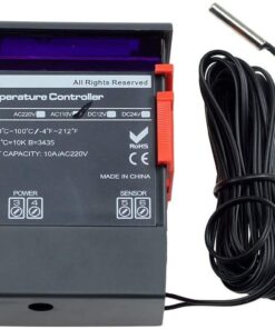 bayite AC 110V Fahrenheit Digital Temperature Controller 10A 1 Relay with Sensor 21 61vemRSGaRL