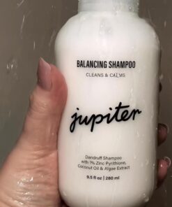 Jupiter Anti Dandruff Shampoo For Women & Men - Physician-Formulated For Flaky, Itchy, Oily, Dry Scalp Treatment - Vegan, Sulfate Free - Color Safe & Paraben Free Anti-Dandruff Shampoo With Zinc 38 61vf04D5hL 2