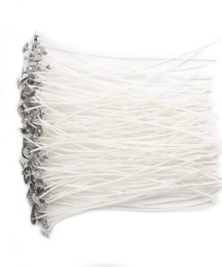 EricX Light 100 Piece Candle Wick 8" Pre-Waxed Cotton Core,for Candle Making,Candle DIY 15 61vfGOzxQbL