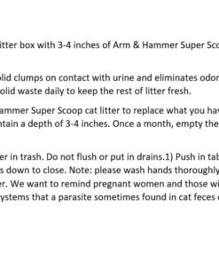 Arm & Hammer Super Scoop Litter, Fragrance Free,14 Lbs (Packaging May Vary) 7 61viVlLd4EL
