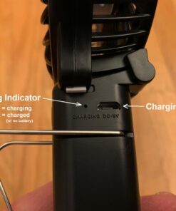 VersionTECH. Mini Handheld Fan, USB Desk Fan, Small Personal Portable Table Fan with USB Rechargeable Battery Operated Cooling Folding Electric Fan for Travel Office Room Household Black 46 61vjUaog3lL