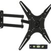 Mount-It! Full Motion TV Wall Mount With Articulating Arm | Tilt, Swivel, and Rotation Motion Mount | Flat Screen Bracket for 23-55” | VESA Compatible up to 400x400 | 66 lbs Capacity 13 61vju8724GL