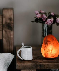 JIC Gem Himalayan Salt Lamp 4.5-6.5 lbs Pink Rock Crystal Natural Hand Carved Home Decor with Dimmer Switch, Wooden Base, 2 Bulbs, 7-8 inch Natural(4.5-6.5 Lbs) 9 61vkZKlhhfL