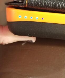 Hiluckey Solar Charger 25000mAh, Outdoor USB C Portable Power Bank with 4 Solar Panels, 3A Fast Charge External Battery Pack with 3 USB Outputs Compatible with Smartphones, Tablets, etc. Orange 61 61vlNLeJWQL