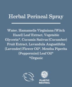 Earth Mama Herbal Perineal Spray | Safe for Pregnancy and Postpartum Recovery, Witch Hazel Natural Cooling Spray for After Birth Feminine Care Essentials, Benzocaine & Butane Free, 4-Fluid Ounce Unscented 4 Fl Oz (Pack of 1) 26 61vmRdSIwbL