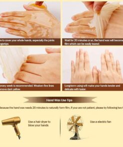 XY Fancy Hands Care Paraffin Milk & Honey Moisturizing Peel Off Hand Wax Mask Hydrating Exfoliating Nourish Skin 5.3oz/150ml 18 61voikNHhXL