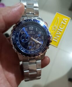 Invicta Men's Specialty Quartz Watch with Stainless Steel Band 45mm Blue 34 61vtg6RNoSL