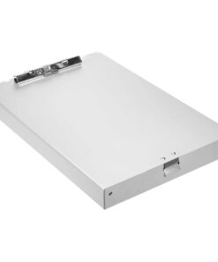 Amazon Basics Aluminum Storage Clipboard, Two-Tier, Standard Clip, 14" x 9", Silver 12 61vty30TOsL