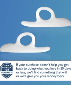 Dr. Frederick's Original Hammer Toe Gels - 4pcs - Support Crest for Women & Men - Joint Realign - Cushion, Support & Temporary Splint - Crooked, Claw, Diabetic Brace - One Loop Design 1 Loop 20 61vurEwKFhL