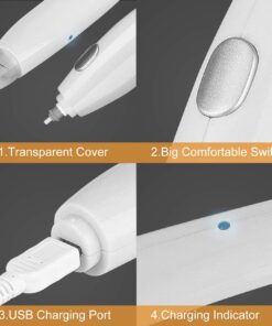 AFMAT Electric Eraser for Artists, 140 Eraser Refills, Rechargeable Electric Eraser for Drawing, Artist Eraser Rechargeable for Drafting, Painting, Sketching, Architectural Plans, Detailer Tool-White White 1 Count (Pack of 1) 35 61vw2Sfq4YL