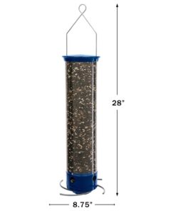 Alternative view of Droll Yankees 21964205201 787461785928 Squirrel Proof Bird Feeder, Yankee Whipper, 28-Inch, 4 P, Evening Blue