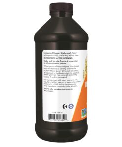 NOW Supplements, Wheat Germ Oil with Essential Fatty Acids (EFAs), Nutritional Oil, 16-Ounce 16 Fl Oz (Pack of 1) 12 61vwp8GWa2L