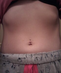 Forbidden Body Jewelry Surgical Steel Petite Belly Button Rings Curved Navel Barbell Set 14G 5/16 inch, 3mm end balls (2pcs-Select Colors) Steel/Rose Gold 26 61vx2KyLf4L